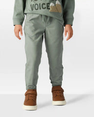Toddler Boy Cotton Everyday Pull-On Jogger - Green