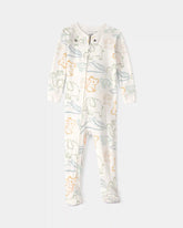 Baby Elephant 100% Cotton Snug Fit 1-Piece Pajama - Ivory