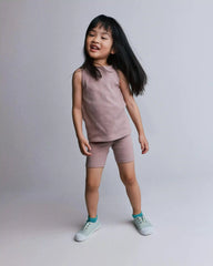 Toddler Girl Ribbed Playtime Tank Top - Mauve