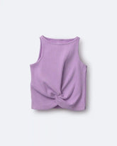 Toddler Girl Tie-Front Tank - Purple