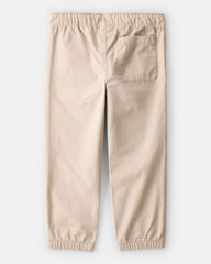 Toddler Boy Cotton Everyday Pull-On Jogger - Khaki