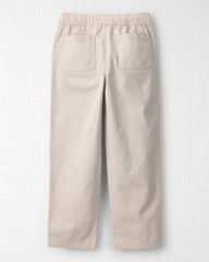 Kids Organic Cotton Baggy Twill Pants