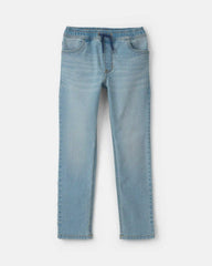 Boys Denim Tapered Jeans - Light Wash