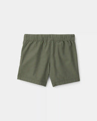 Baby Boy Canvas Shorts - Green