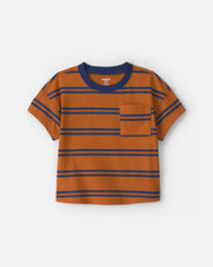Toddler Boy Striped T-Shirt - Yellow