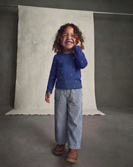 Toddler Girl Long-Sleeve Top - Navy