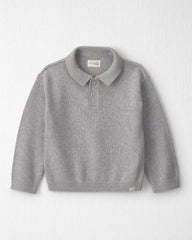 Toddler Boy Organic Cotton Sweater Knit Polo