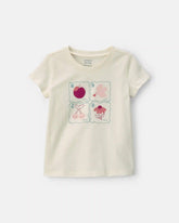 Toddler Girl 'ABC' Graphic Tee - Cream