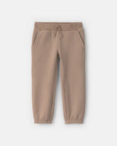 Toddler Girl Fleece Joggers - Brown