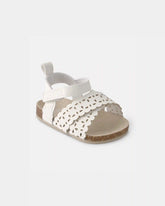 Baby Girl Floral Sandals - White