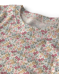 Girls 2-Piece Organic Cotton Pajamas in Floral