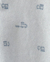 Baby Boy 2-Piece Train Long-Sleeve Top & Pant Set - Blue