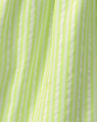 Girls Ruffle-Trim Shorts - Green