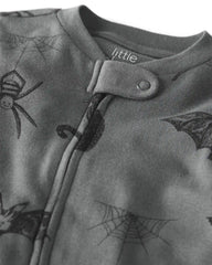 Baby Organic Cotton Sleep & Play Pajamas in Spooky Creatures