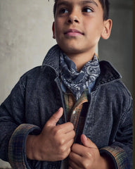 Boys Denim Utility Jacket - Black