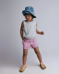 Toddler Girl Mom Shorts - Pink
