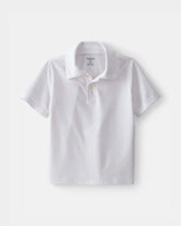 Toddler Boy Uniform Active Polo Shirt - White