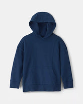 Boys French Terry Hoodie - Navy Blue