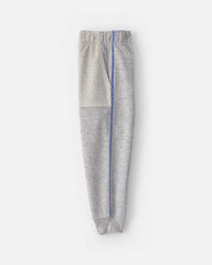 Baby Boy 2-Piece 'Team Player' French Terry Sweatshirt & Pant Set - Grey