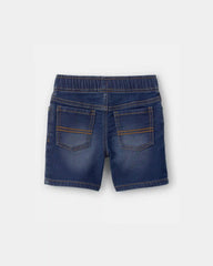 Toddler Boy Denim Drawstring Shorts - Dark Wash