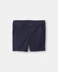 Toddler Girl 3-Pack Uniform Ponte Knit Shorts - Navy