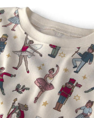 Toddler 2-Piece Organic Cotton Pajamas in Nutcracker