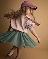 Toddler Girl Avenue Twirlâ„¢ Mini Skirt with Tulle - Olive