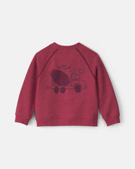 Baby Boy 2-Piece Construction French Terry Sweatshirt & Pant Set - Burgundy