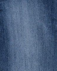 Girls Medium Wash Pull-On Skinny-Leg Jegging