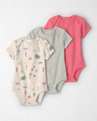 Baby 3-Pack Organic Cotton Bodysuits