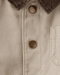Baby Organic Cotton Twill Barn Jacket