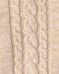 Baby Boy 3-Piece Cotton Sweater Layering Set - Cream