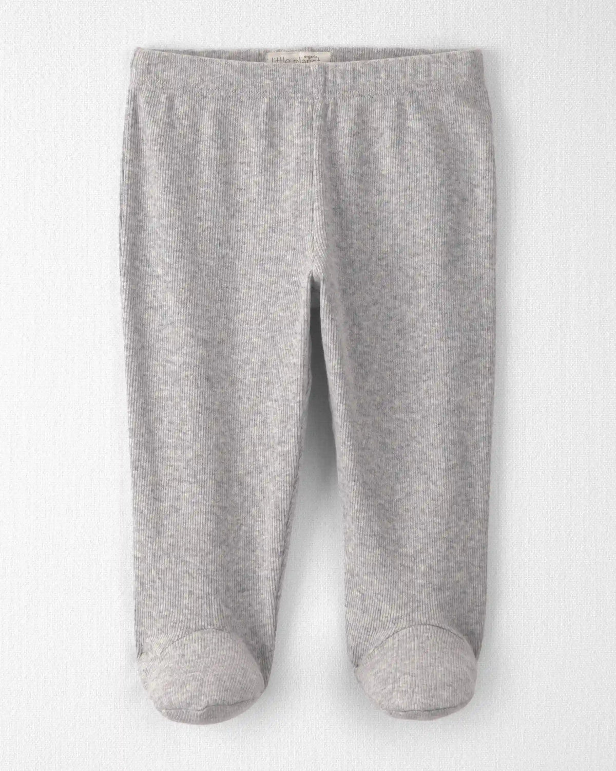 Baby Boy Organic Cotton Rib Footed Pants