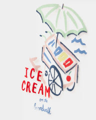 Toddler Girl Ice Cream Top - Cream