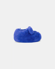 Boys Cozy Monster Slippers - Blue
