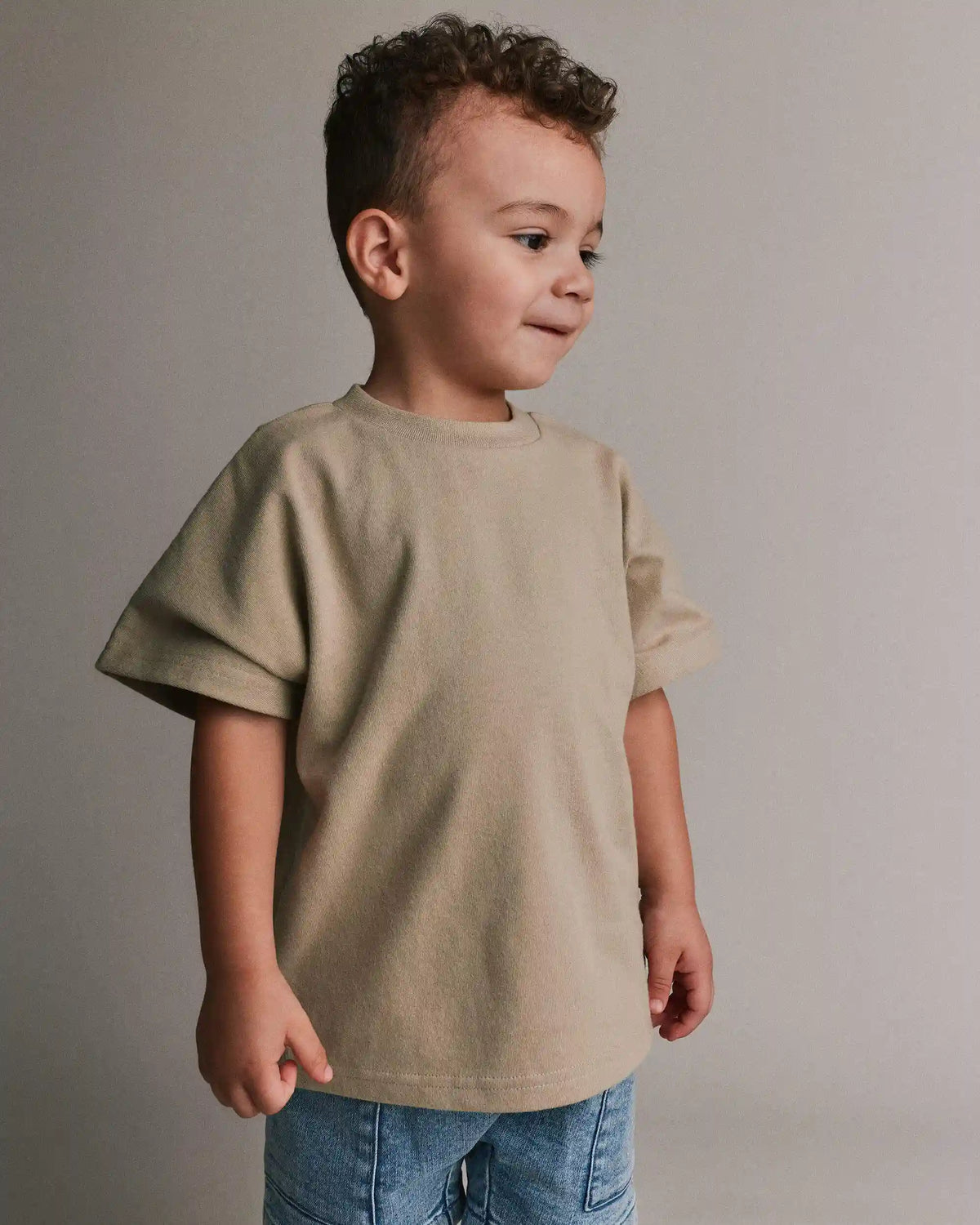 Toddler Premium Dolman Tee - Tan