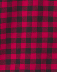 Toddler Boy Buffalo Check Long-Sleeve Shirt- Red/Black