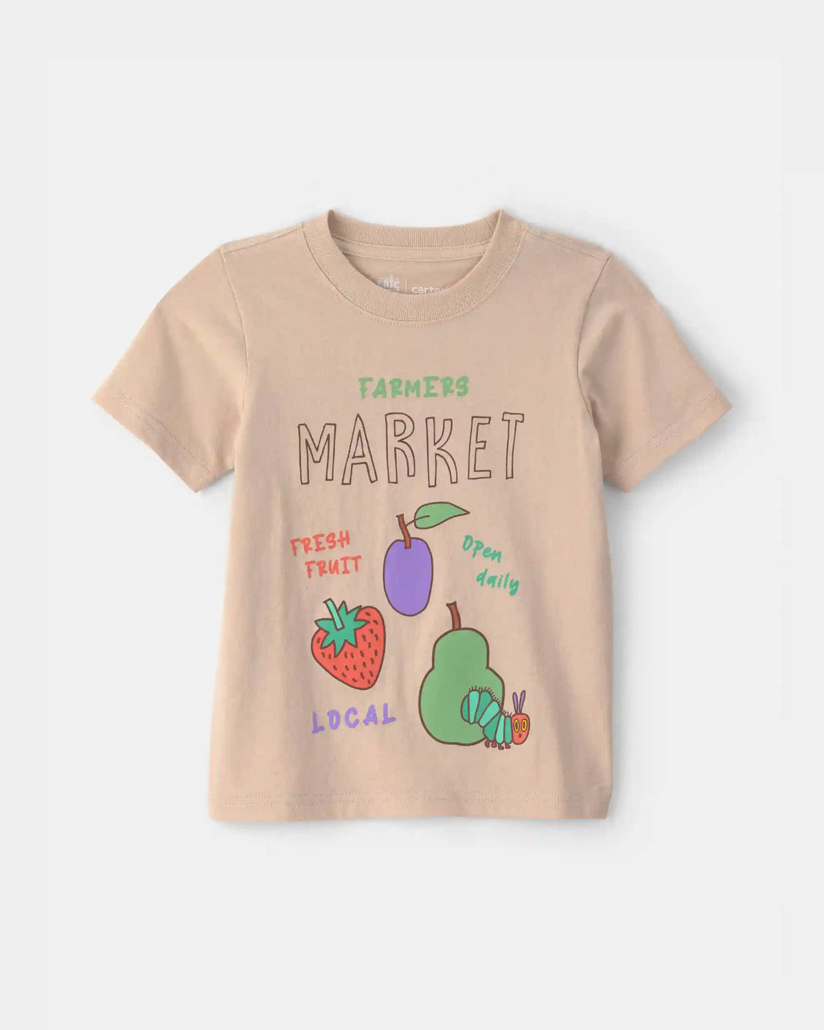 Toddler The Very Hungry Caterpillar Farmers Market Graphic Tee - Tan