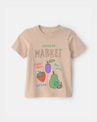 Toddler The Very Hungry Caterpillar Farmers Market Graphic Tee - Tan