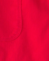 Boys Twill Shorts - Red