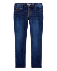 Kid Dark Wash Plus-Fit Skinny-Leg Jeans