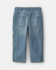 Toddler Boy Wide-Leg Carpenter Jeans - Medium Wash