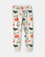 Toddler Halloween Print 2-Piece Pyjama Set - Cream