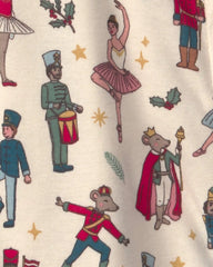 Baby Organic Cotton Sleep & Play Pajamas in Nutcracker