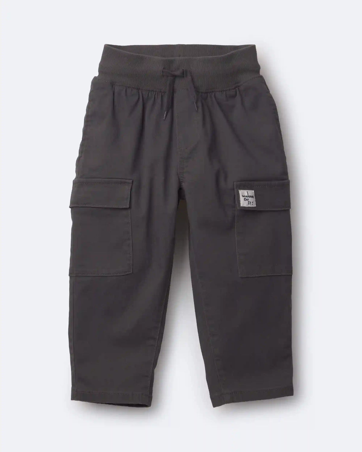 Toddler Boy Cargo Pant - Dark Grey