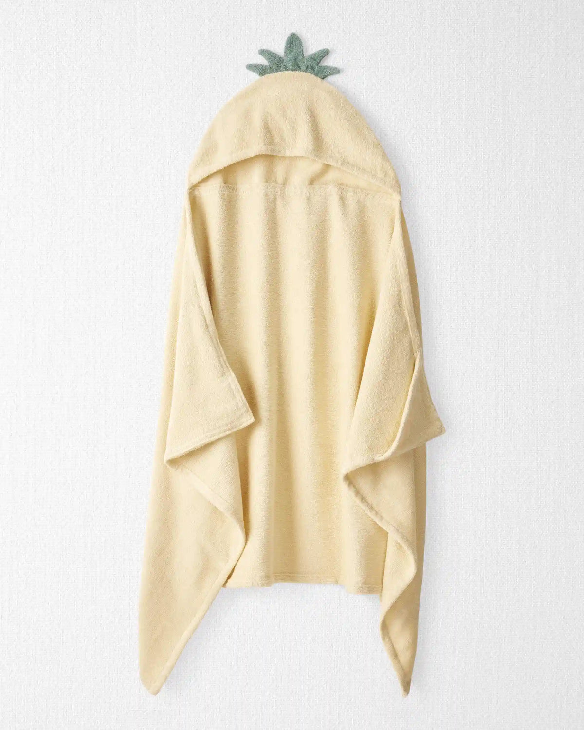 Toddler Organic Terry Cotton Pineapple Towel