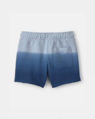 Baby Boy Ombre French Terry Shorts - Blue