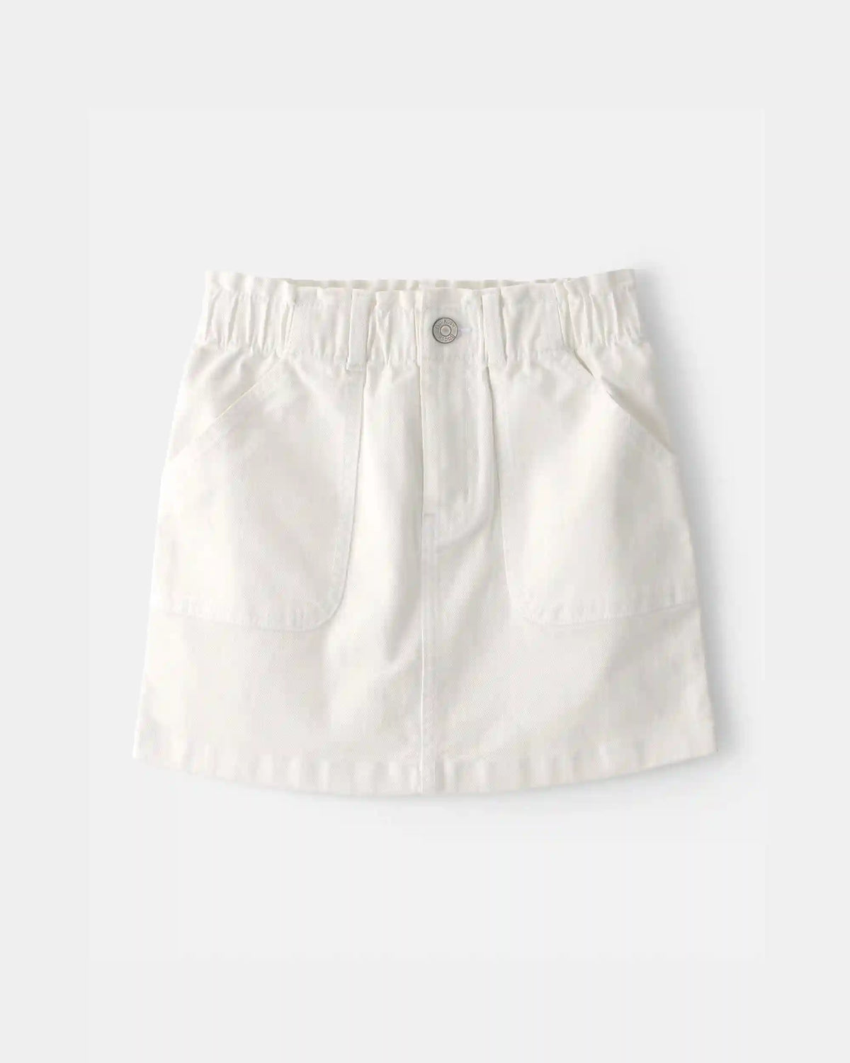 Girls Utility Skirt  - White