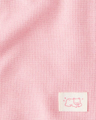 Baby Girl 2-Pack Waffle Knit Blankets - Pink