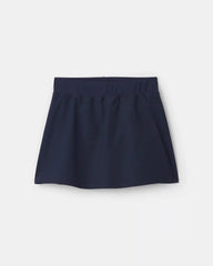Girls 2-Pack Uniform Active Skort - Navy